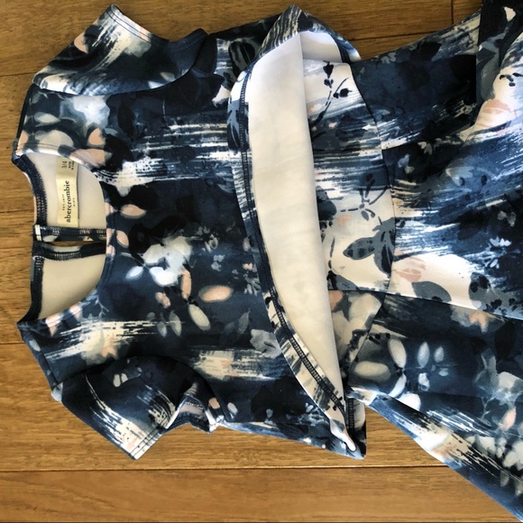 Abercrombie girls navy blue dress size 3/4T - Picture 4 of 7